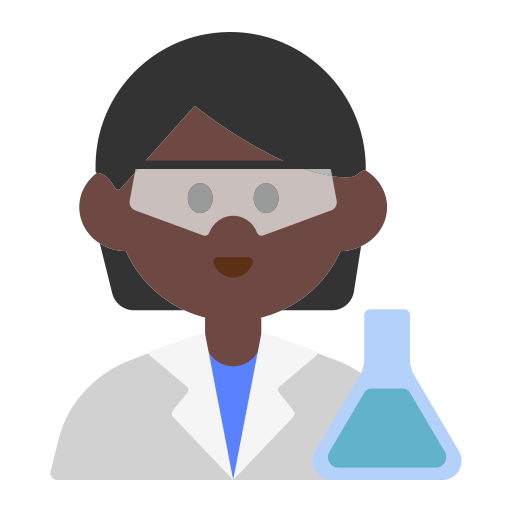 Scientist: Dark Skin Tone