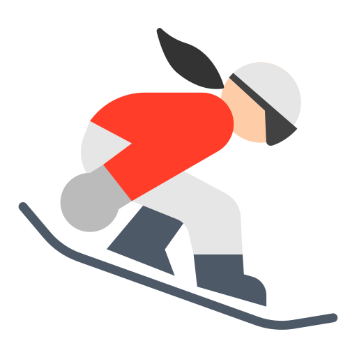 Snowboarder: Light Skin Tone