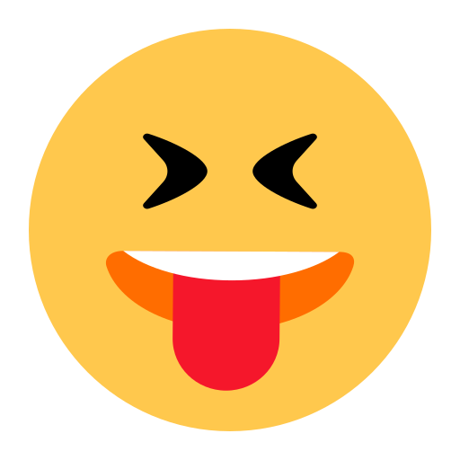 Squinting Face with Tongue