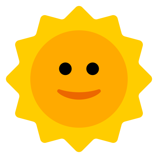 Sun with Face Sun with Face