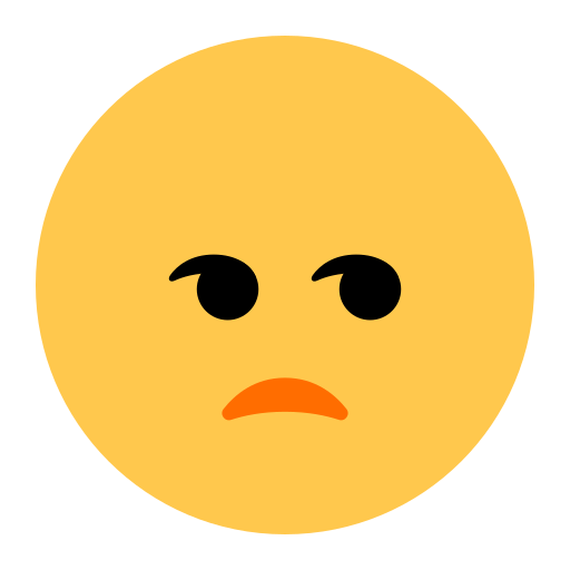 Unamused Face