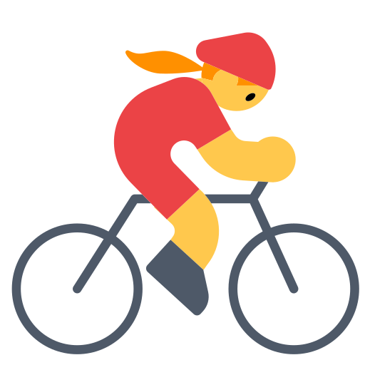Woman Biking