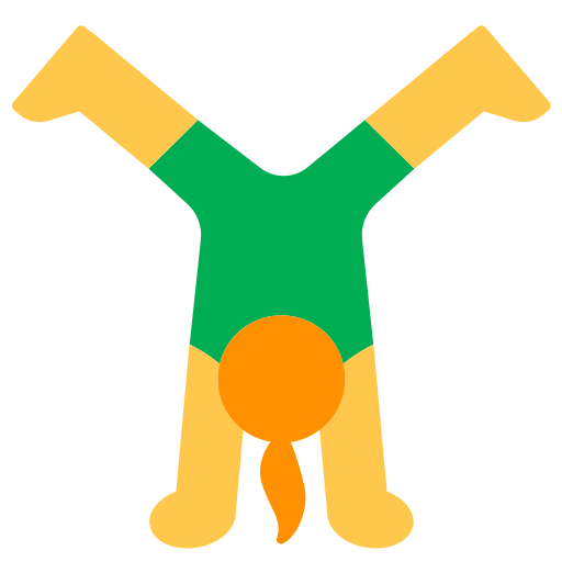 Woman Cartwheeling