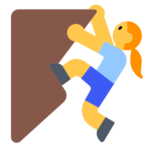 Woman Climbing