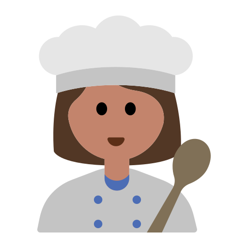 Woman Cook: Medium Skin Tone