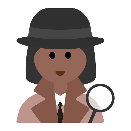 Woman Detective: Medium-Dark Skin Tone Woman Detective: Medium-Dark Skin Tone