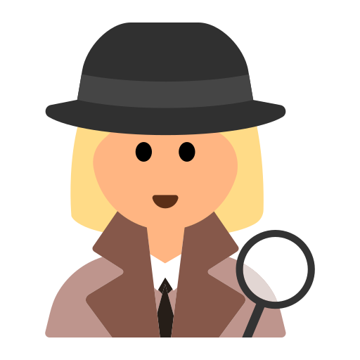 Woman Detective: Medium-Light Skin Tone Woman Detective: Medium-Light Skin Tone