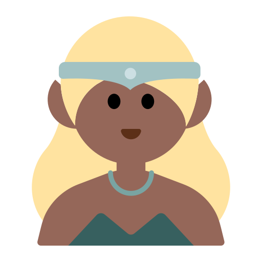 Woman Elf: Medium-Dark Skin Tone