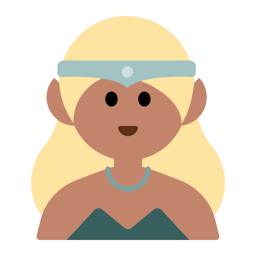 Woman Elf: Medium Skin Tone