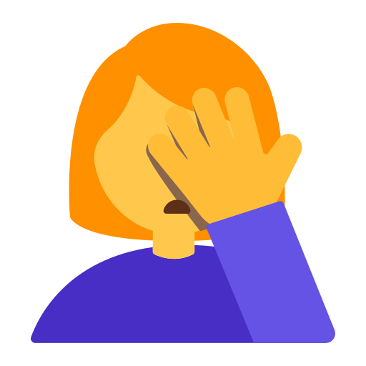 Woman Facepalming