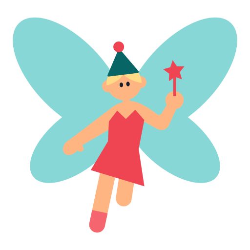 Woman Fairy: Medium-Light Skin Tone