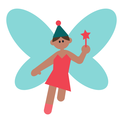 Woman Fairy: Medium Skin Tone