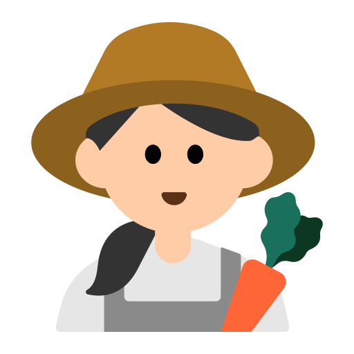 Woman Farmer: Light Skin Tone