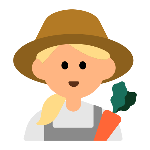 Woman Farmer: Medium-Light Skin Tone