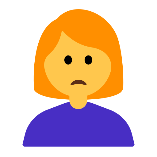 Woman Frowning