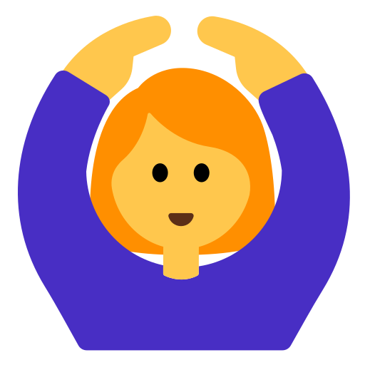 Woman Gesturing OK