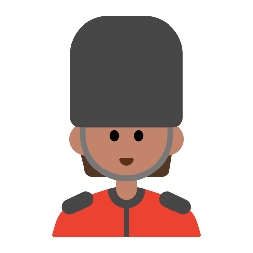 Woman Guard: Medium Skin Tone