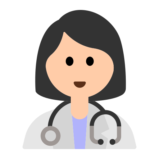 Woman Health Worker: Light Skin Tone