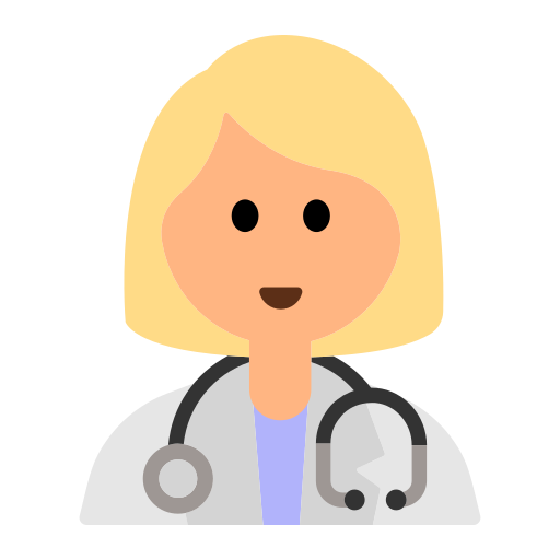 Woman Health Worker: Medium-Light Skin Tone