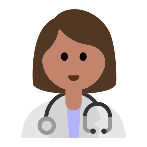 Woman Health Worker: Medium Skin Tone