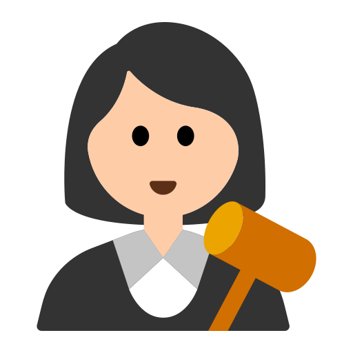 Woman Judge: Light Skin Tone