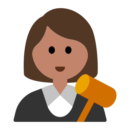 Woman Judge: Medium Skin Tone