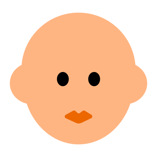 Woman: Medium-Light Skin Tone, Bald
