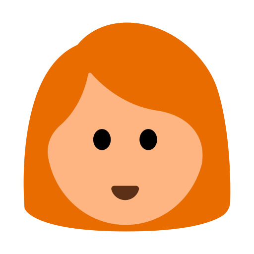 Woman: Medium-Light Skin Tone, Red Hair