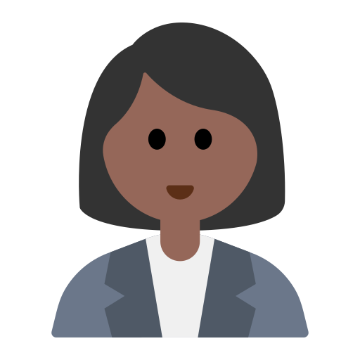 Woman Office Worker: Medium-Dark Skin Tone