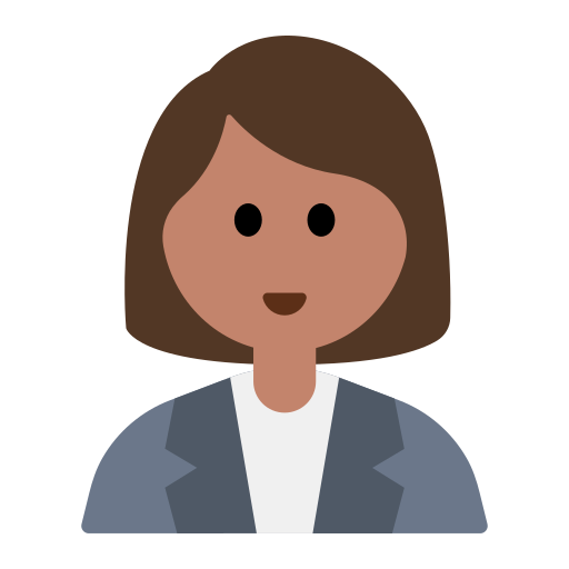 Woman Office Worker: Medium Skin Tone