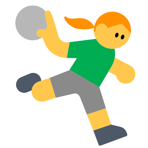 Woman Playing Handball