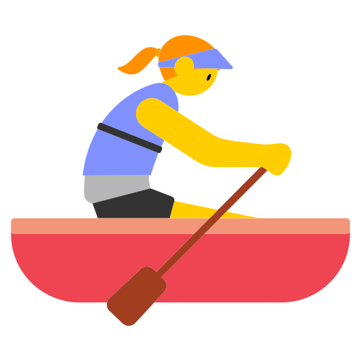 Woman Rowing Boat