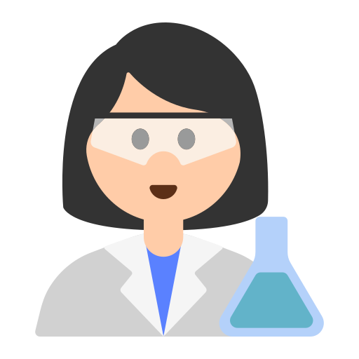Woman Scientist: Light Skin Tone