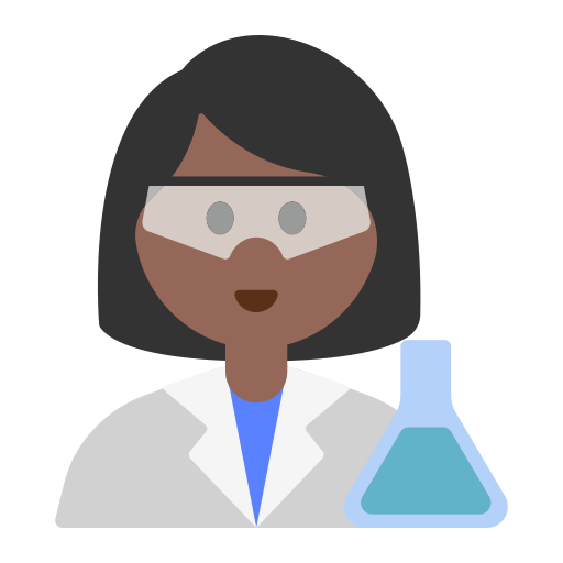 Woman Scientist: Medium-Dark Skin Tone