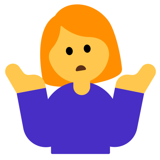 Woman Shrugging