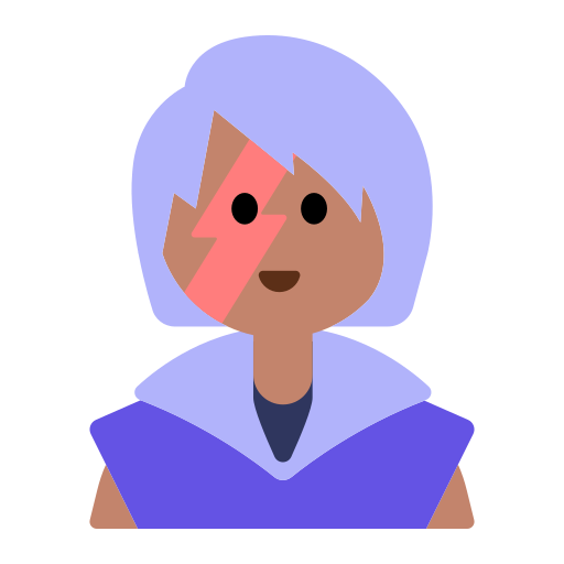 Woman Singer: Medium Skin Tone