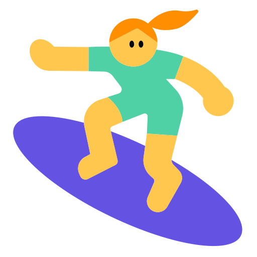 Woman Surfing
