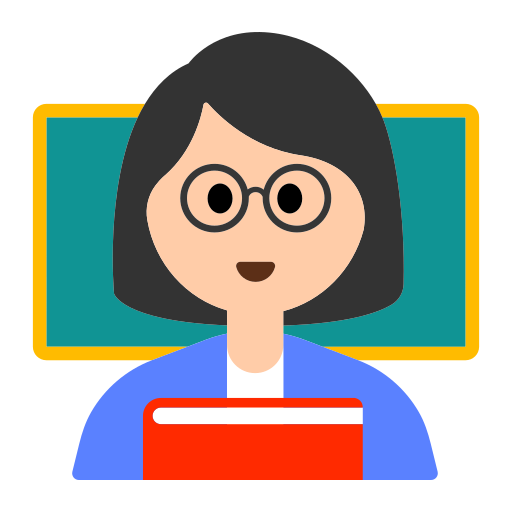 Woman Teacher: Light Skin Tone