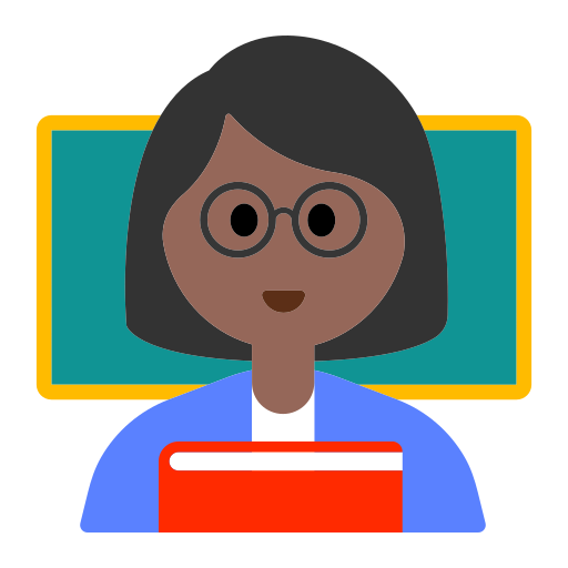 Woman Teacher: Medium-Dark Skin Tone