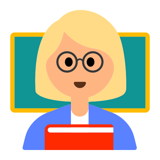 Woman Teacher: Medium-Light Skin Tone