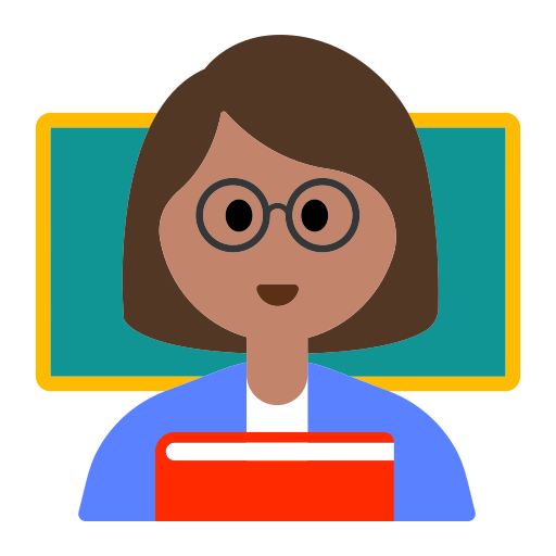 Woman Teacher: Medium Skin Tone