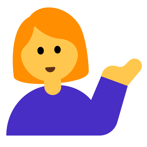 Woman Tipping Hand
