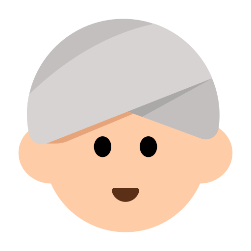 Woman Wearing Turban: Light Skin Tone
