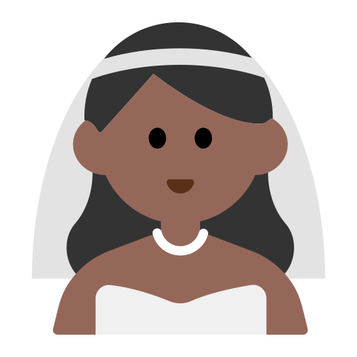 Woman with Veil: Medium-Dark Skin Tone