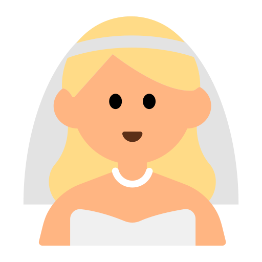 Woman with Veil: Medium-Light Skin Tone