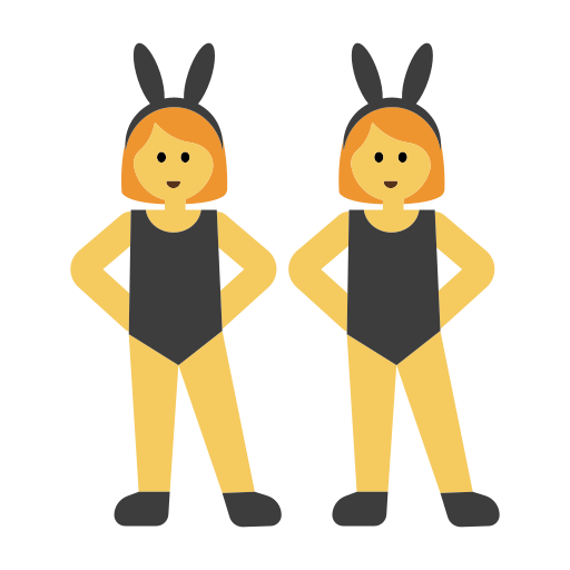 Women with Bunny Ears