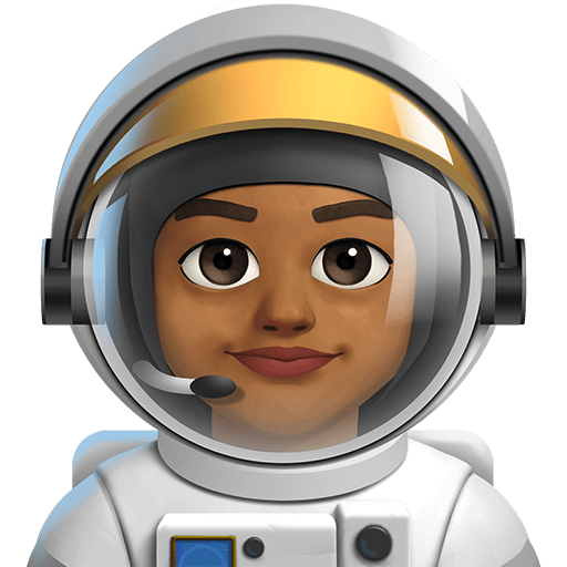 Astronauta: Carnagione Medio-Scura
