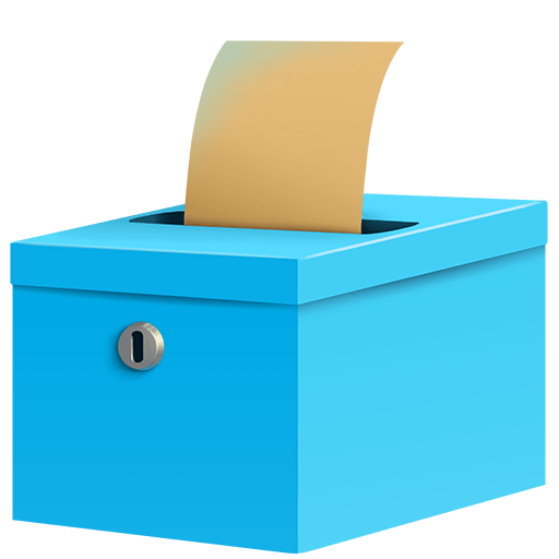 Urna Elettorale Con Scheda Urna Elettorale Con Scheda