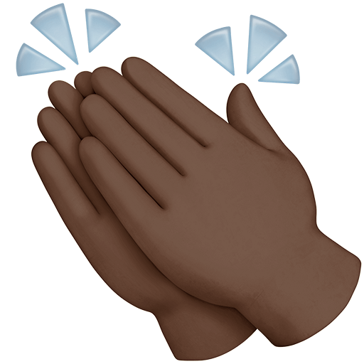 Mani Che Applaudono: Carnagione Scura