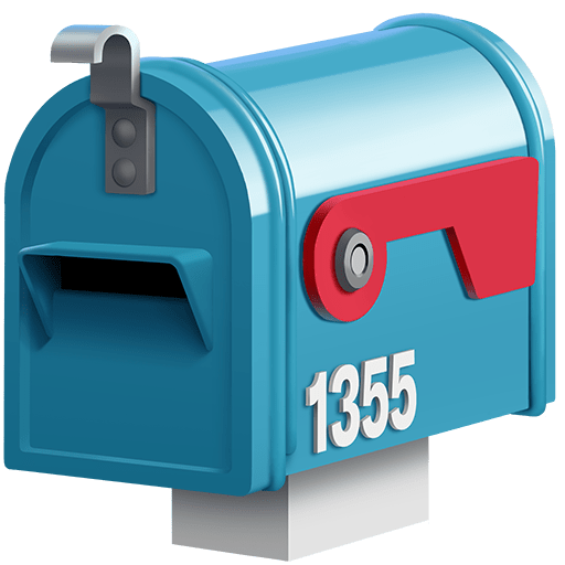 Cassetta Postale Chiusa Bandierina Abbassata Cassetta Postale Chiusa Bandierina Abbassata